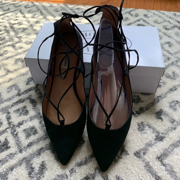 Steve Madden lecrew lace up flats - Picture 3 of 4